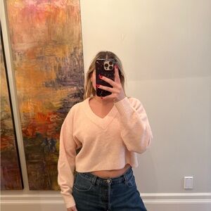 3.1 Phillip Lim Pink V-Neck Sweater